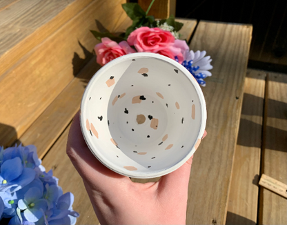 Chocolate Chip Cookie Dough Ice Cream Flower Pot 3.5in