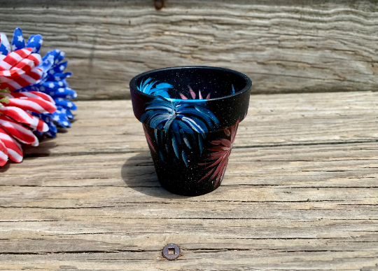 Mini Fireworks Flower Pot 2.25in